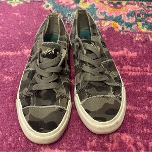 Blowfish Camouflage Sneakers with White Soles